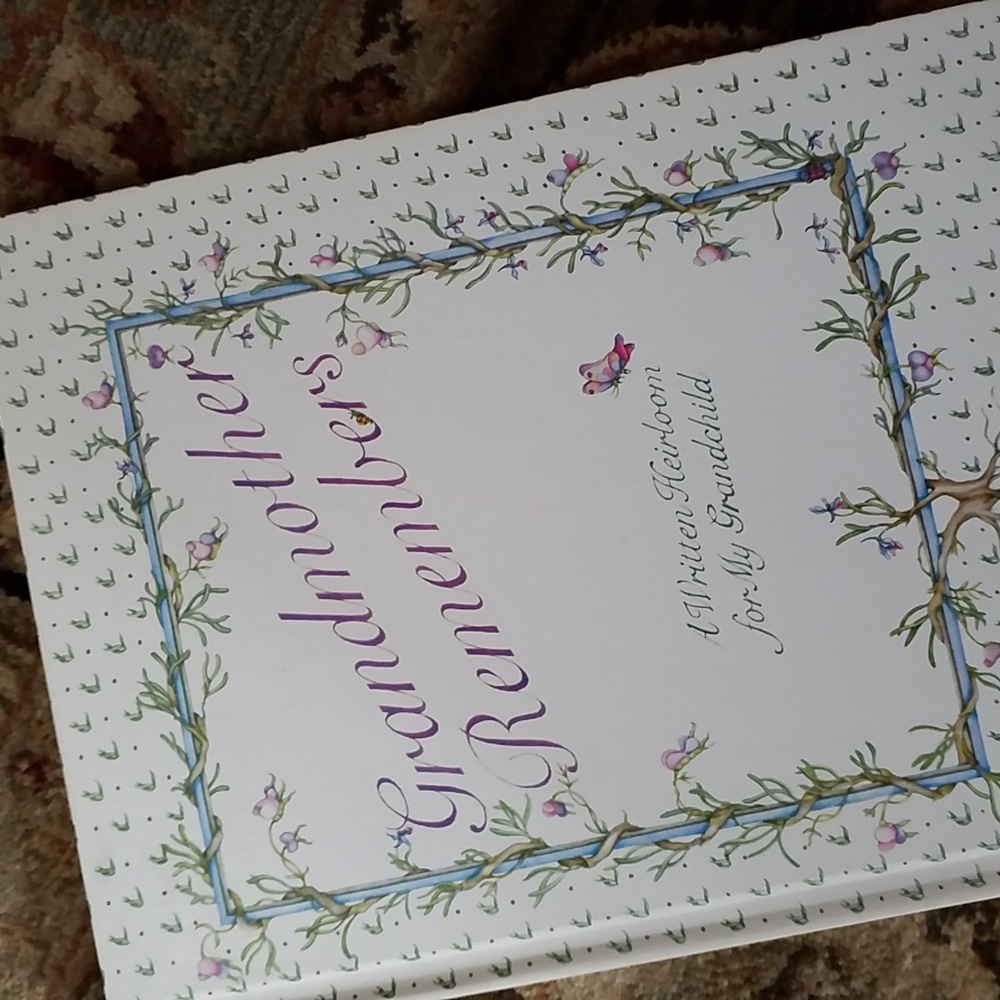 Grandmother Remembers Memory Book